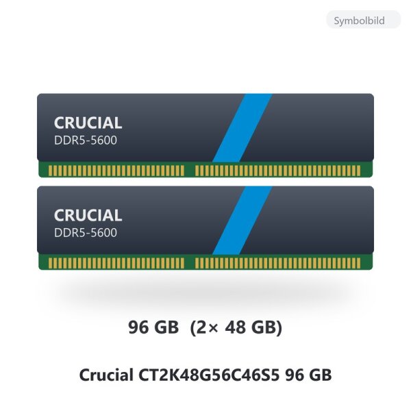 Crucial CT2K48G56C46S5 96 GB DDR5-5600