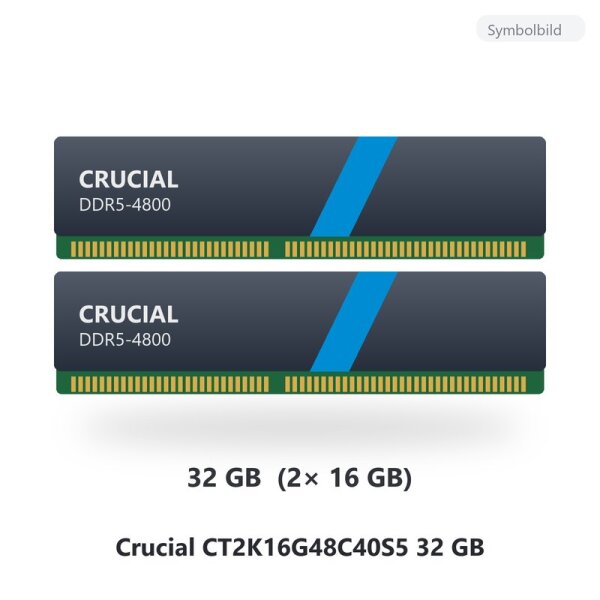 Crucial CT2K16G48C40S5 32 GB DDR5-4800