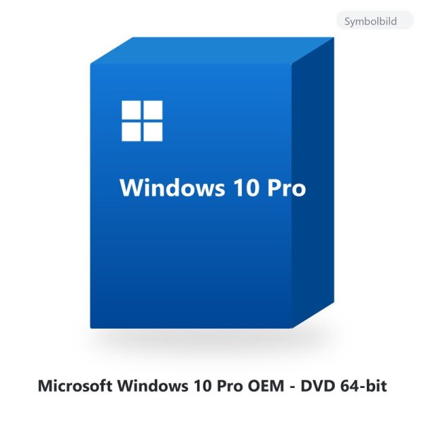 Microsoft Windows 10 Pro OEM - DVD 64-bit