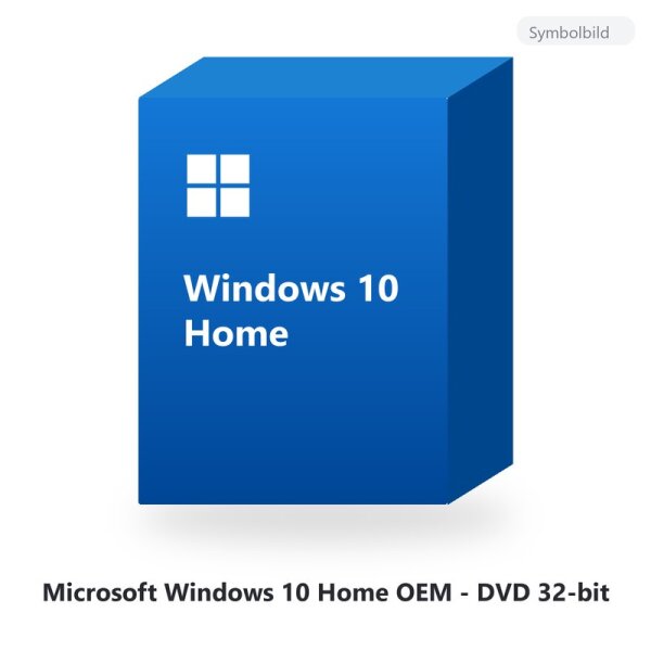 Microsoft Windows 10 Home OEM - DVD 32-bit