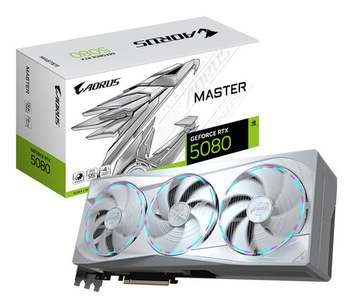 Gigabyte GeForce RTX 5080 AORUS MASTER ICE 16 GB